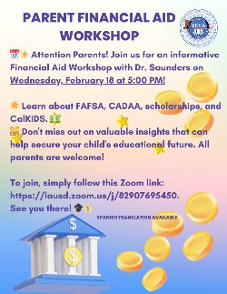 parent financial workshop post